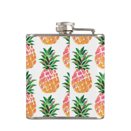 Flasques Ananas hawaïen tropical (Dos)