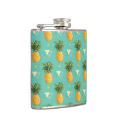 Flasques Ananas lumineux sur le motif géométrique (Droite)