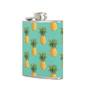 Flasques Ananas Tropical Sur Turquoise (Gauche)