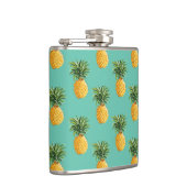 Flasques Ananas Tropical Sur Turquoise (Droite)