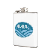 Flasques Anchorage Alaska extérieur (Gauche)