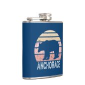 Flasques Anchorage Alaska Retro Bear (Droite)