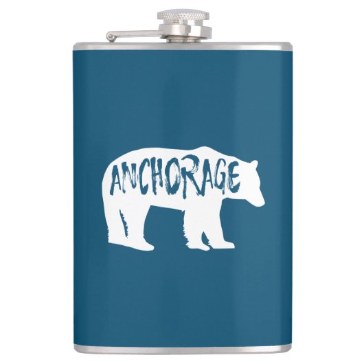 Flasques Ancrage Ours de l'Alaska (Devant)
