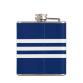 Flasques Ancre bleue avec le monogramme (Dos)