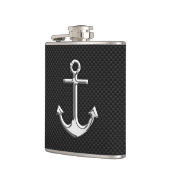 Flasques Ancre Chrome sur l'impression de fibre de carbone (Gauche)