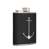 Flasques Ancre de chrome sur la copie de fibre de carbone (Droite)