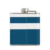 Flasques Ancre et rayures minimalistes Nautiques (Dos)