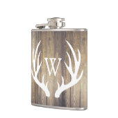 Flasques Andouillers en bois et blancs de grange rustique (Gauche)