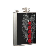 Flasques Ange de Diamant et roses rouges (Droite)