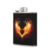 Flasques Angel Fire Heart with Wings (Gauche)