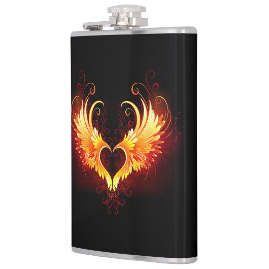Flasques Angel Fire Heart with Wings (Gauche)