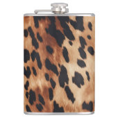 Flasques Animal Brown occidental de vache noire (Devant)