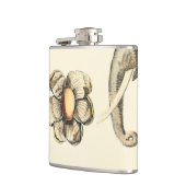 Flasques Animaux agressés peints sur Arrière - plan de crèm (Gauche)