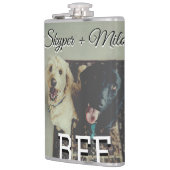 Flasques Animaux de compagnie amis besties ajouter nom anim (Gauche)