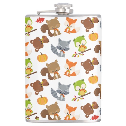 Flasques Animaux de forêt, Animaux de forêt, Animaux d'auto (Devant)