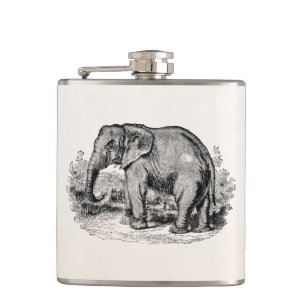 Flasques Animaux d'éléphants personnalisés par éléphan