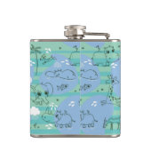 Flasques Animaux mignons jouant avec de l'eau 3 (Dos)