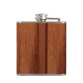 Flasques Année de la fiole à cheval en bois (Dos)