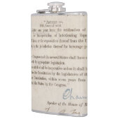 Flasques Années folles Interdiction de discours (Gauche)