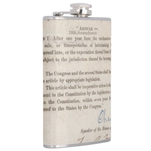 Flasques Années folles Interdiction de discours (Droite)