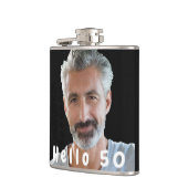 Flasques Anniversaire 50 photo gars texte (Gauche)