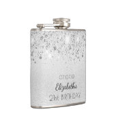 Flasques Anniversaire argent parties scintillant meilleurs (Droite)