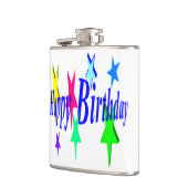 Flasques Anniversaire coloré (Gauche)