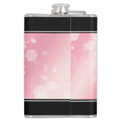 Flasques Anniversaire Mariage élégant du 2e Rose Quartz (Dos)