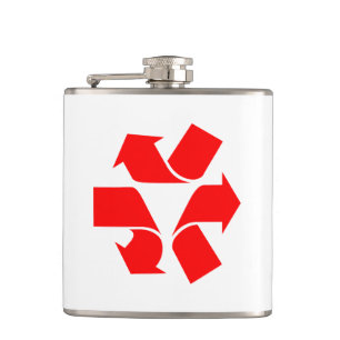 Flasques Annuler le recyclage du symbole