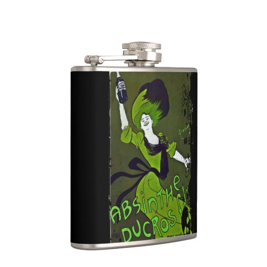 Flasques Antique Absinthe Publicité Flask (Droite)