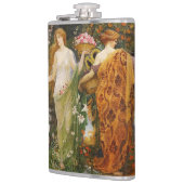 Flasques Antique Art Nouveau Four Seasons by Walter Crane (Gauche)