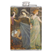 Flasques Antique Art Nouveau Four Seasons by Walter Crane (Dos)