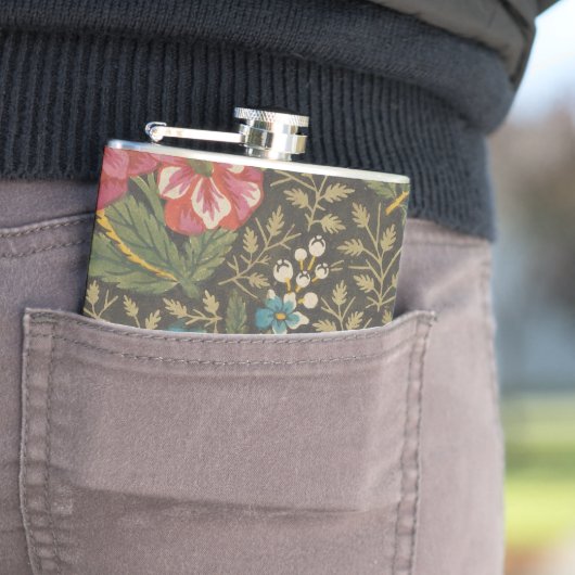 Flasques Antique Toile de Jouy 1800 Branches florales (In Situ)