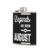 Flasques Août Anniversaire Les Légendes Cadeaux Sont Nés En (Gauche)