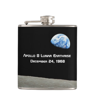 Flasques Apollo 8 Lunar Earthrise 50e Anniversaire