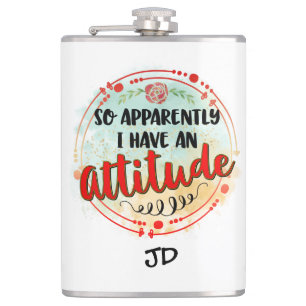 Flasques Apparemment, J'Ai Une Citation D'Attitude Drôle Sa