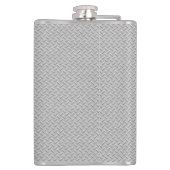 Flasques Apparence métal argent gratté (Dos)