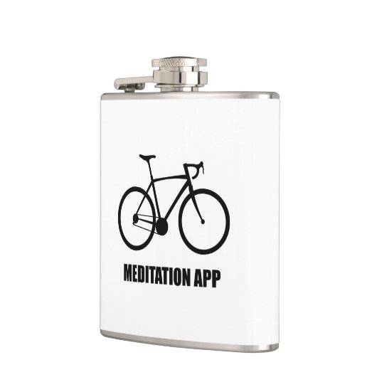 Flasques Application de méditation de vélo (Gauche)