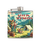 Flasques Apprenons à piquer dans le camping des bois (Devant)