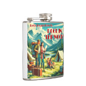 Flasques Apprenons à piquer dans le camping des bois (Droite)