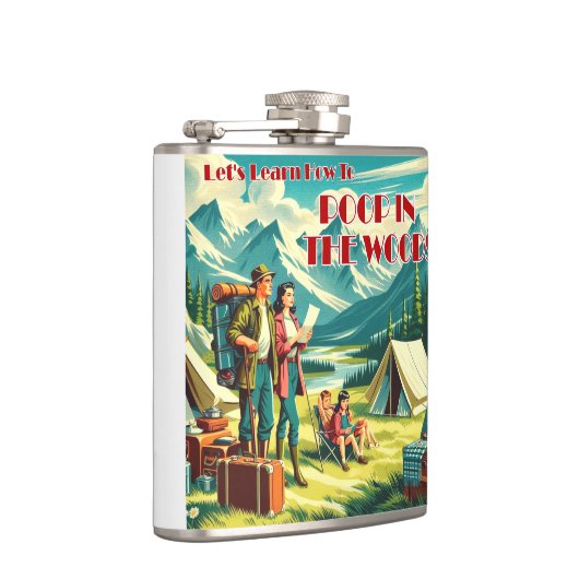 Flasques Apprenons à piquer dans le camping des bois (Droite)