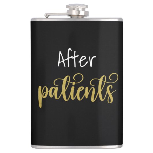 Flasques Après Patients Funny Nurse Doctor travailleur Médi (Devant)