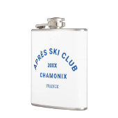 Flasques Après Ski Club Royal Blue Crest de station de ski (Gauche)