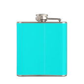 Flasques Aqua clair au néon solide (Dos)