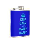 Flasques Aqua Keep Calm et Marry Harry (Droite)