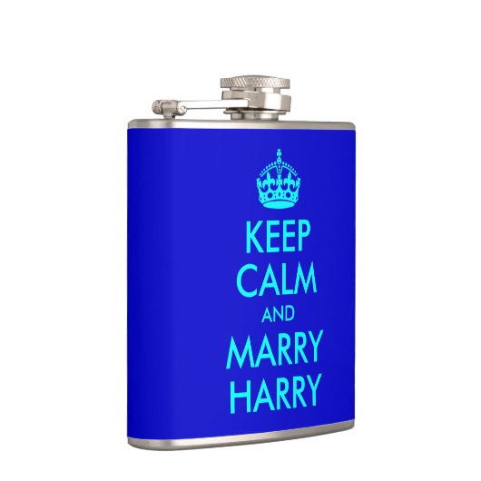 Flasques Aqua Keep Calm et Marry Harry (Droite)