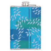 Flasques Aquarelle bleu vert ivoire (Dos)