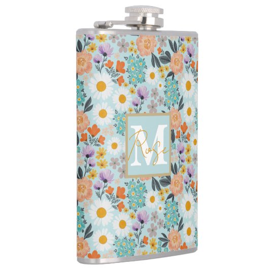 Flasques Aquarelle Boho Floral (Droite)