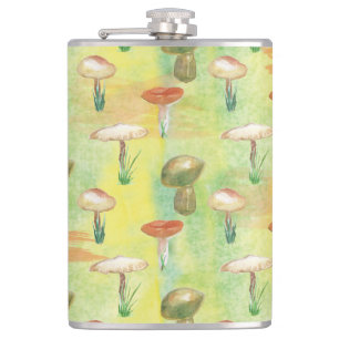 Flasques Aquarelle de champignons