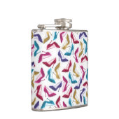 Flasques Aquarelle de talons haute or moderne (Droite)